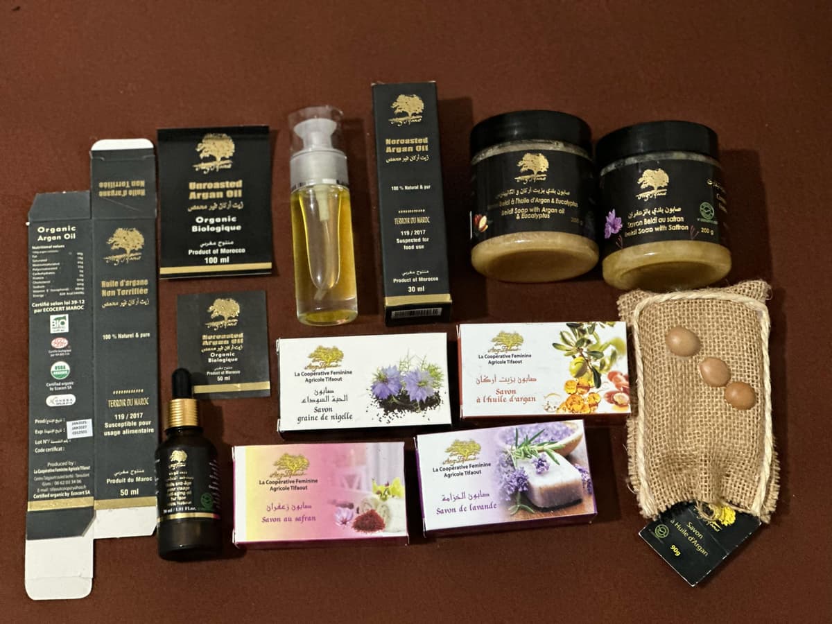 D'Argan product range